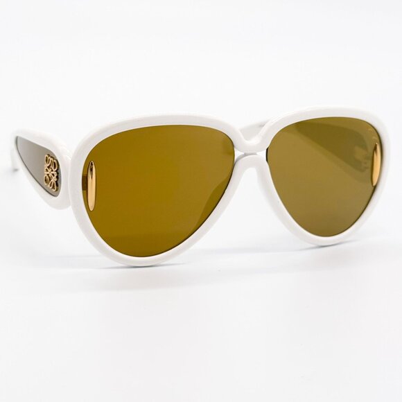 NEW LOEWE SUNGLASSES LW40132I 25G WHITE UNISEX EYEWEAR LOEWE main image 6